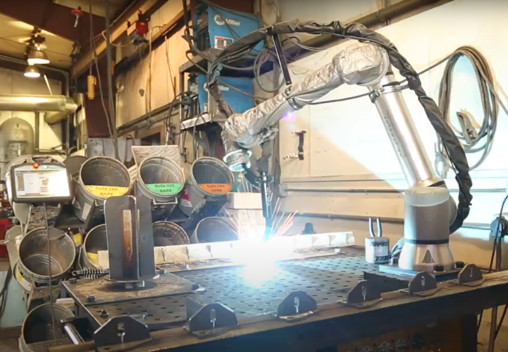 brazo robótico para soldadura