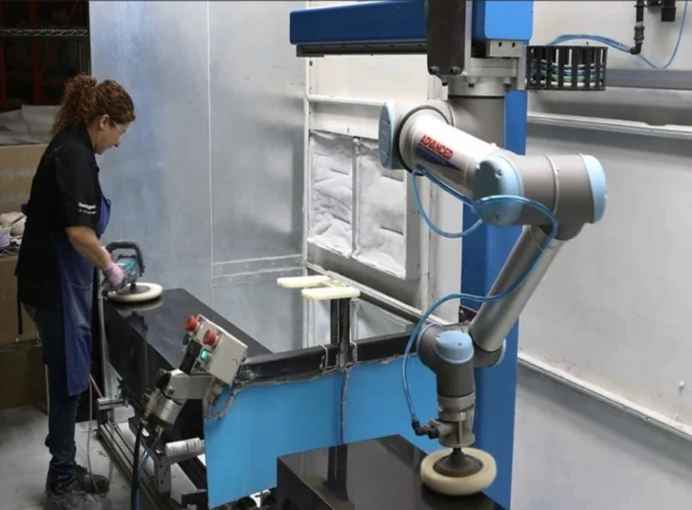 Lijadora y pulidora para robots colaborativos