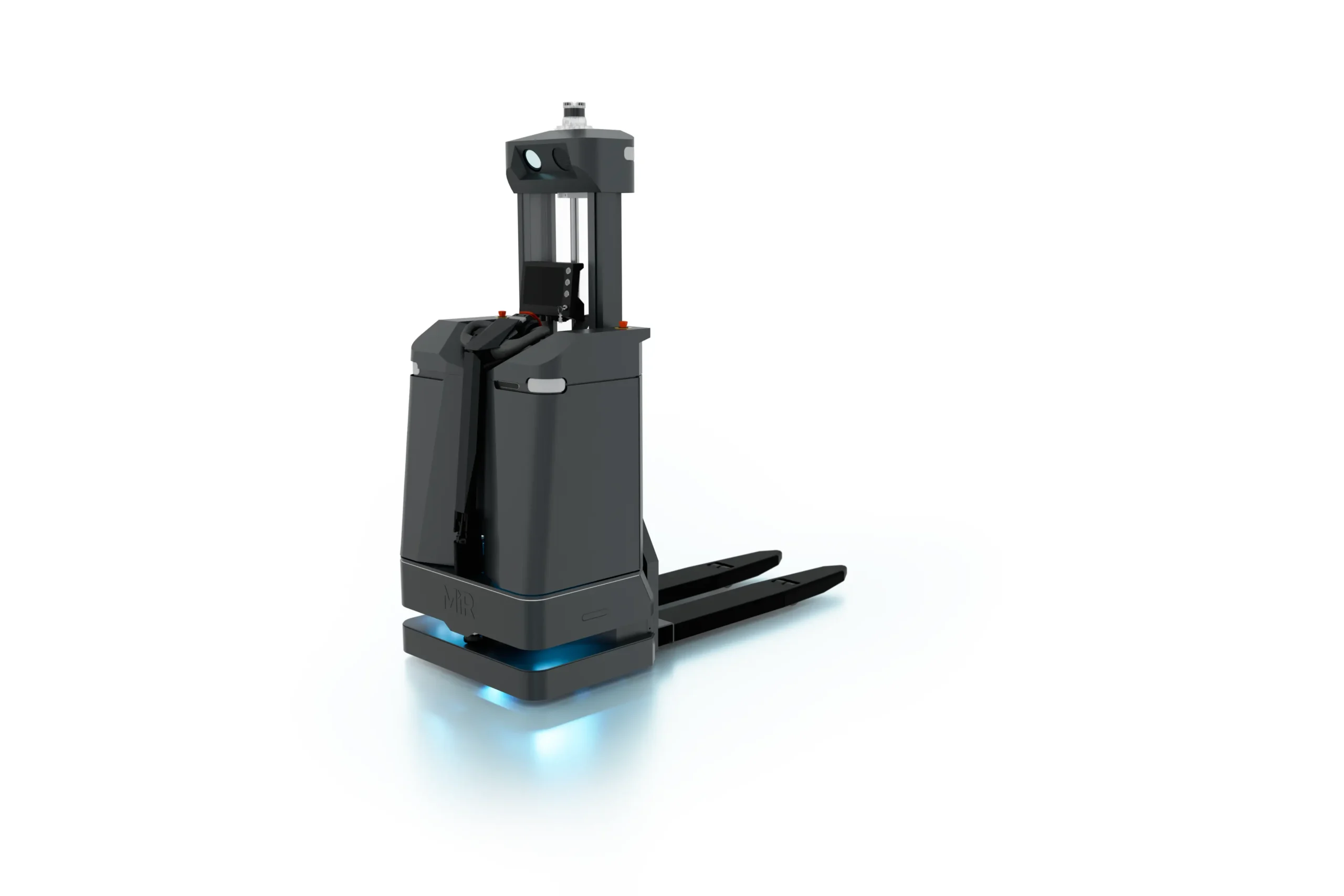 mir 1200 pallet jack autonomo vista frontal izquierda