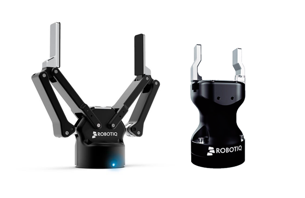 pinzas robóticas 2f-140 y hand-e para brazo robótico